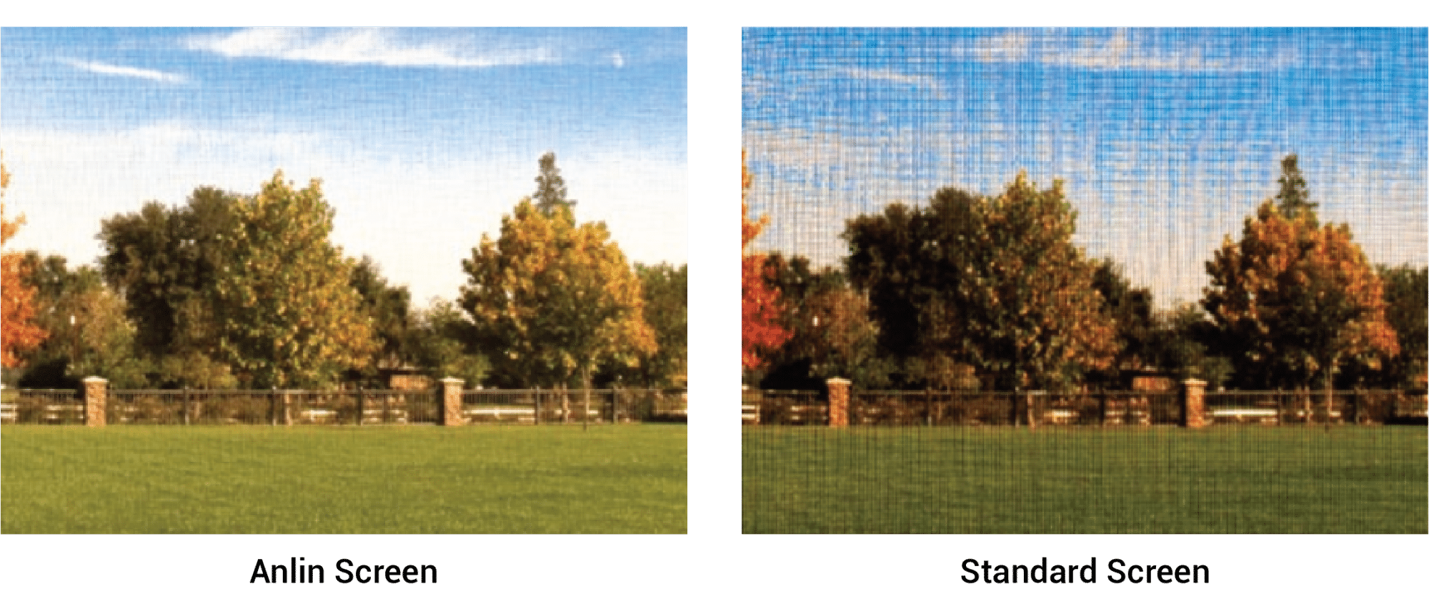 Anlin Screen vs Standard Screen